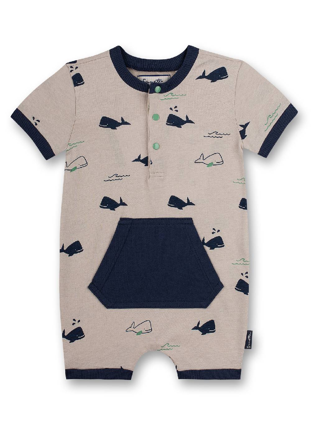 Sanetta Jungen-Overall Beige Little Whale