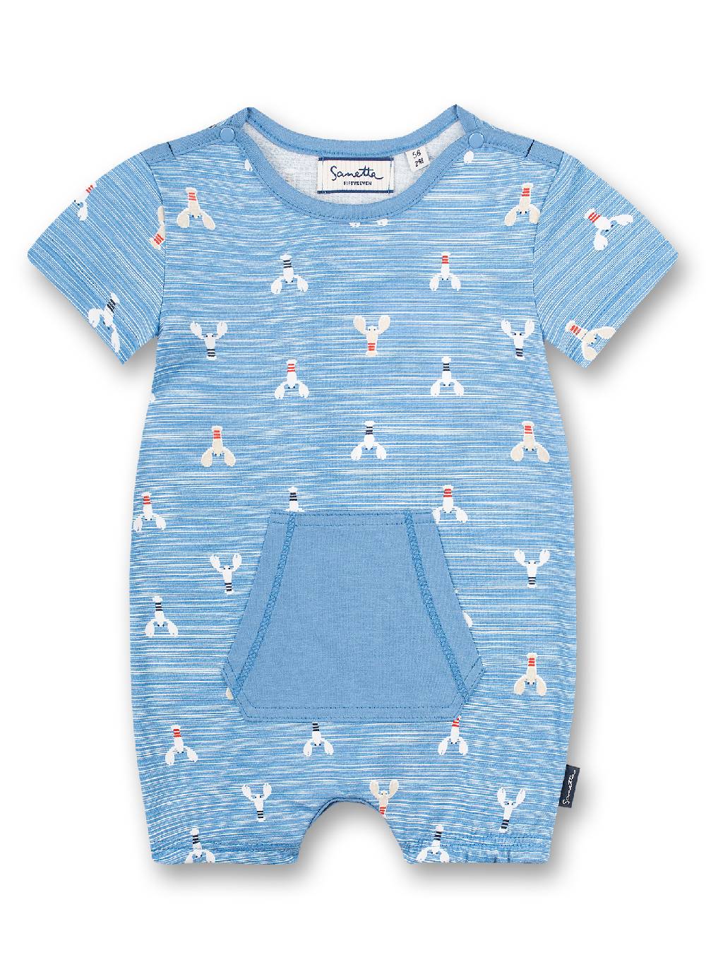 Sanetta Jungen-Overall Blau Little Lobster