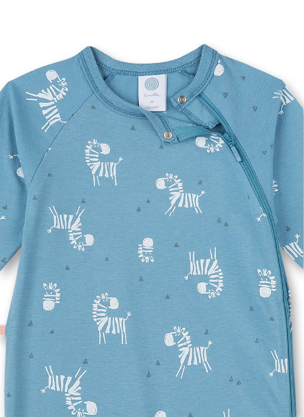 Sanetta Jungen-Overall Blau Zebra