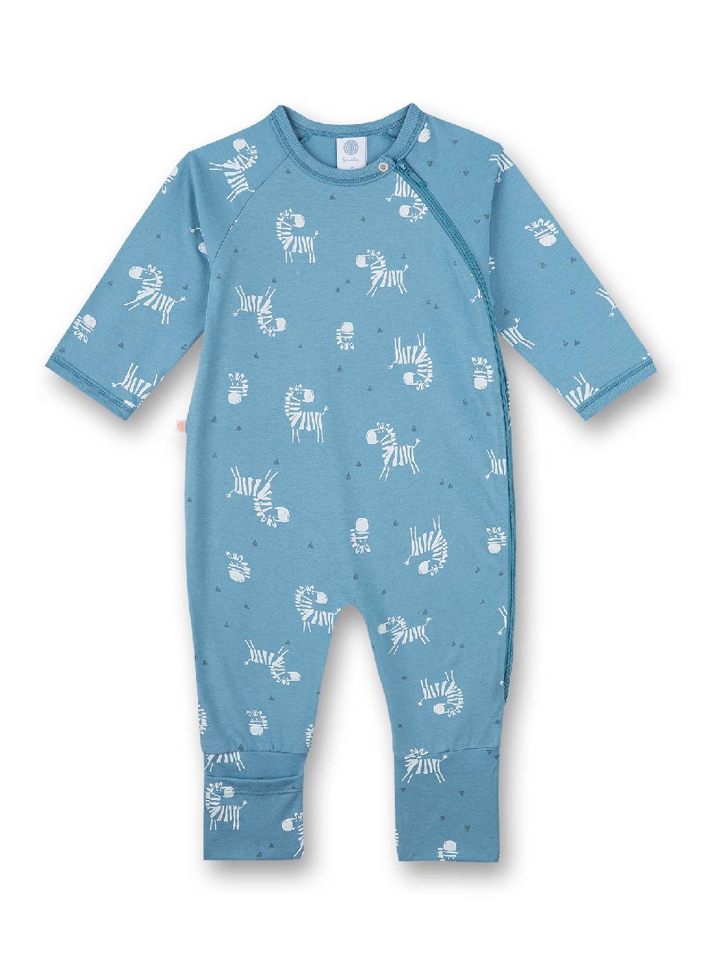 Sanetta Jungen-Overall Blau Zebra