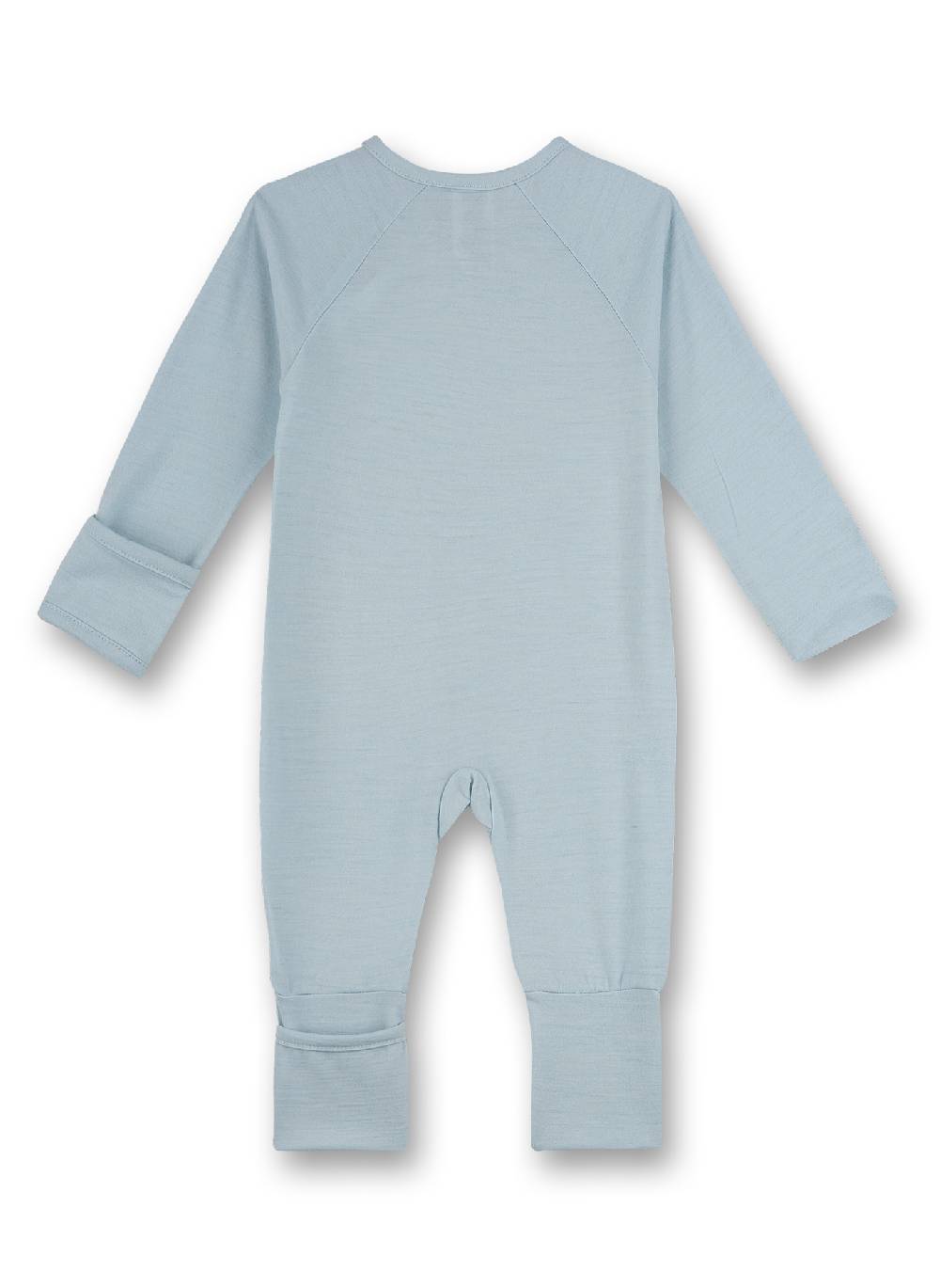 Sanetta Jungen-Overall Hellblau Aus Wolle