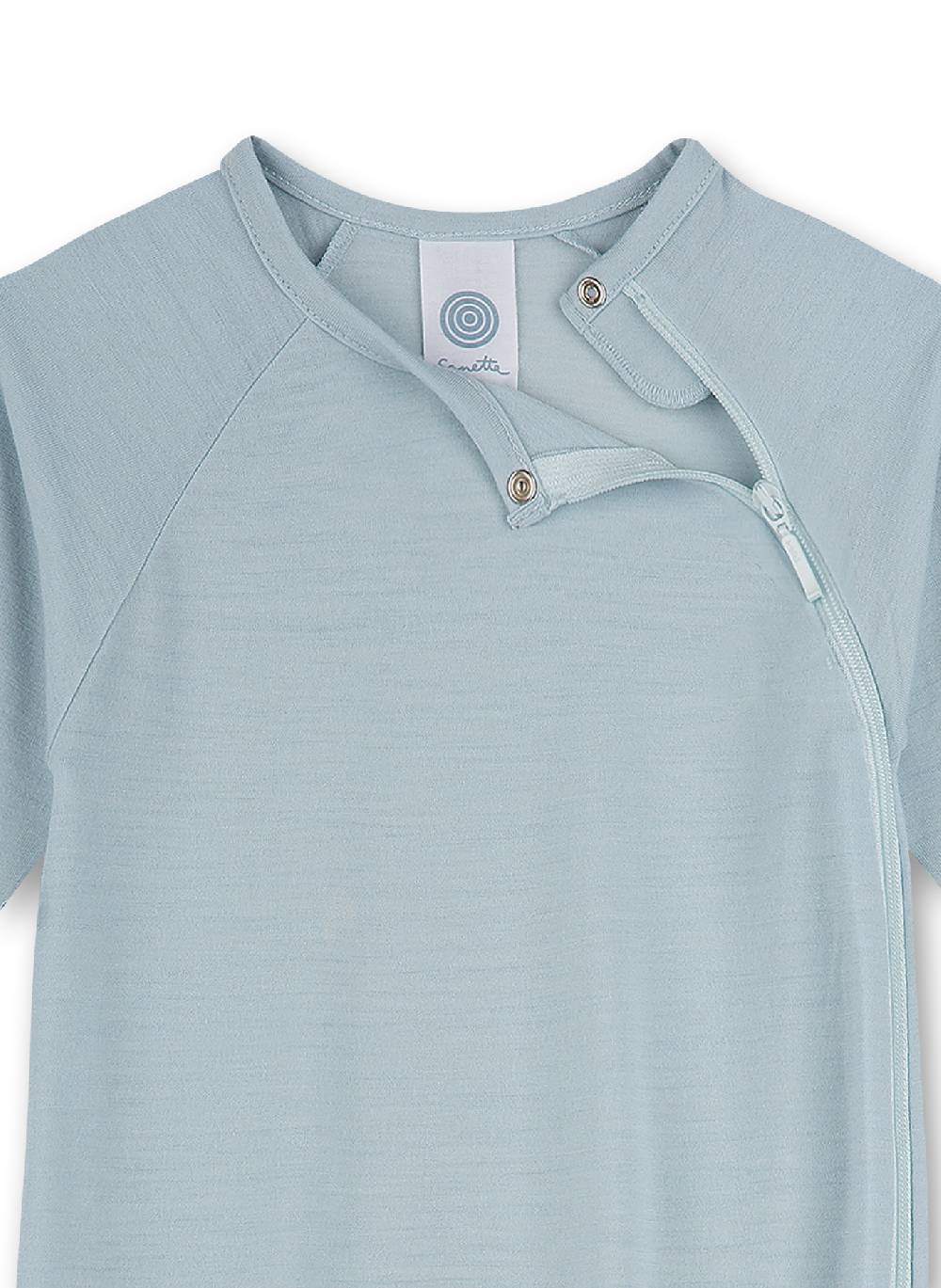 Sanetta Jungen-Overall Hellblau Aus Wolle