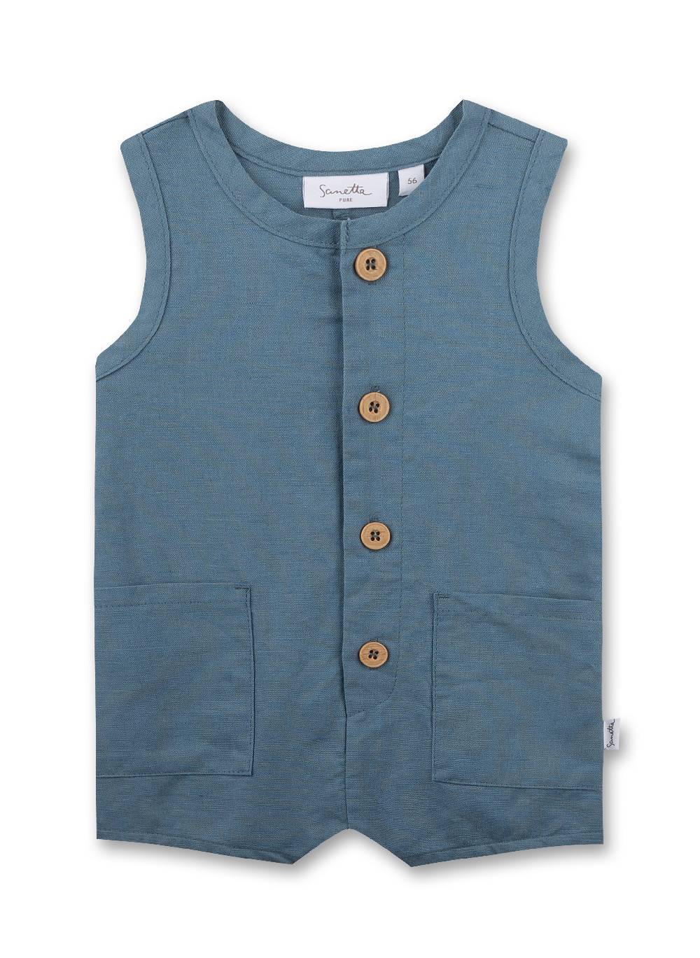 Sanetta Jungen-Overall kurz Blau