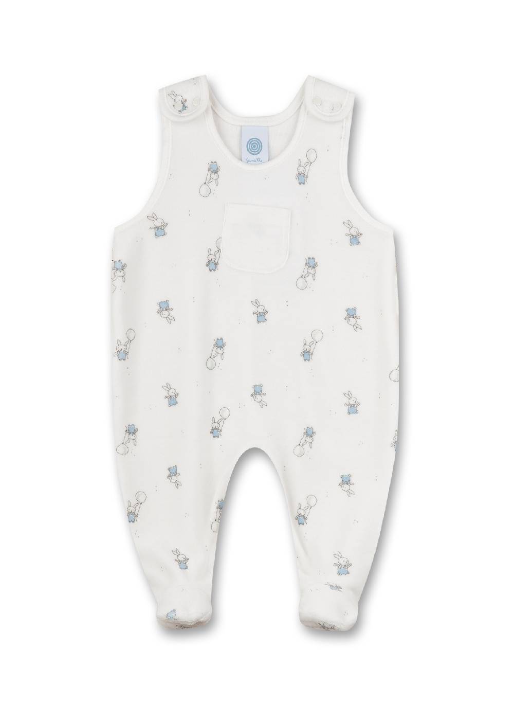 Sanetta Jungen-Overall Off-White aus Nicki