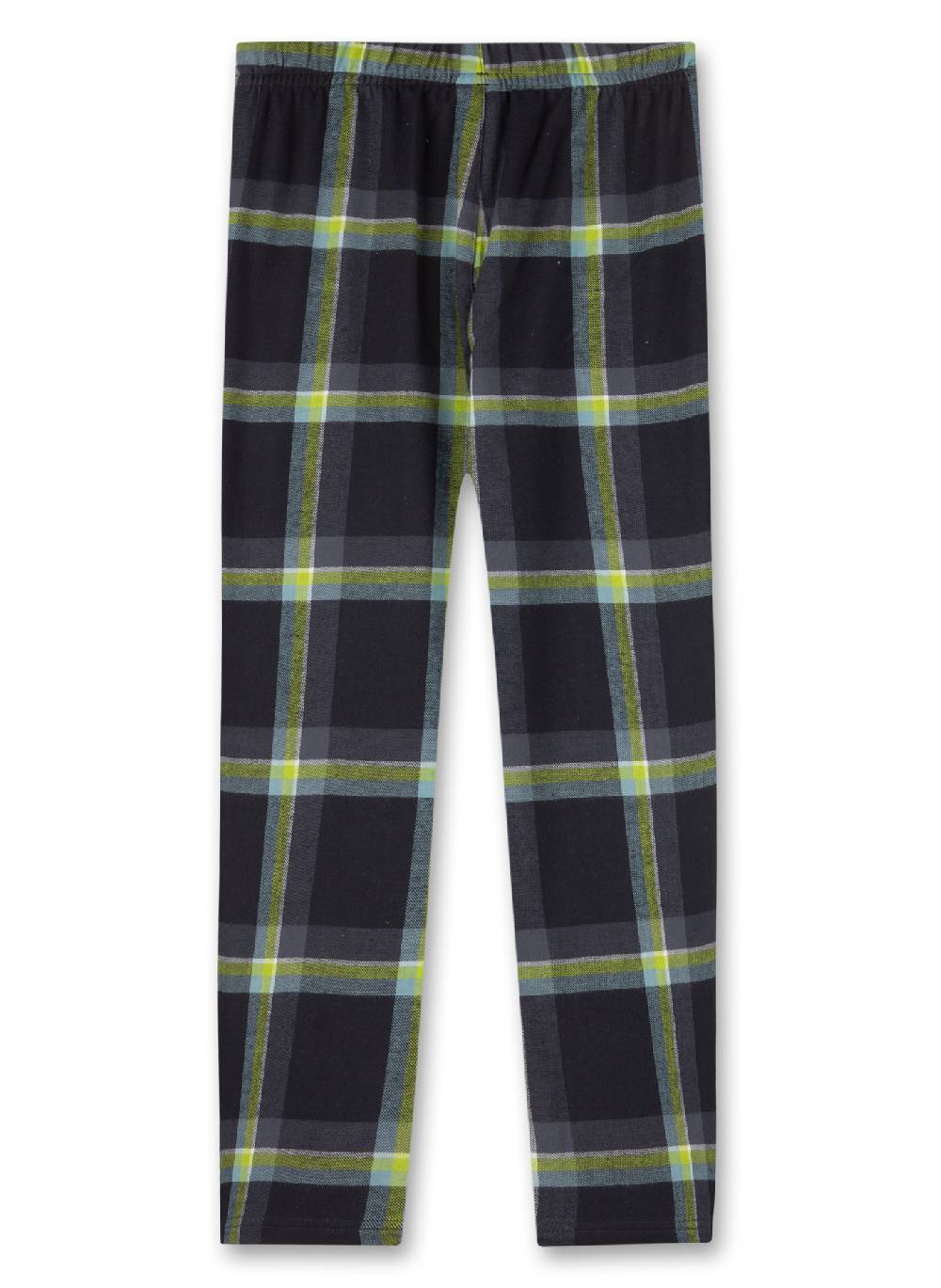 Sanetta Jungen-Pyjamahose Dunkelgrau Kariert