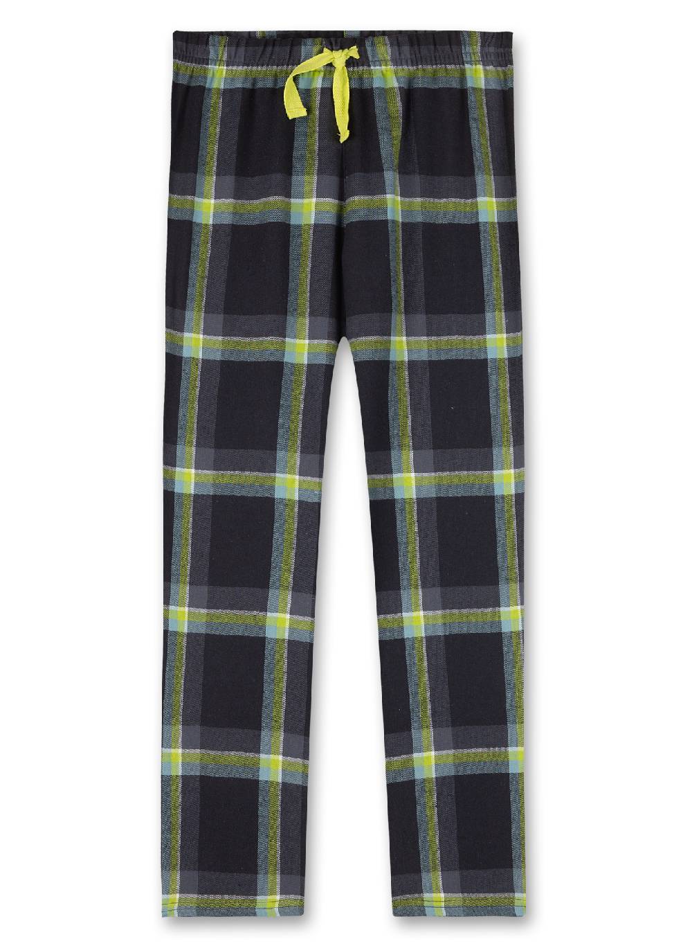 Sanetta Jungen-Pyjamahose Dunkelgrau kariert