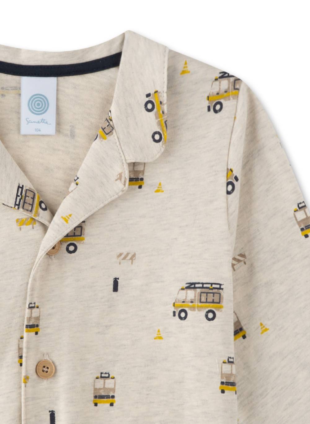 Sanetta Jungen-Schlafanzug Beige