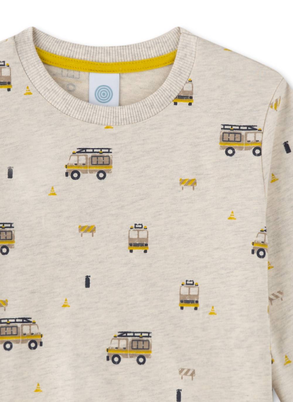 Sanetta Jungen-Schlafanzug Beige