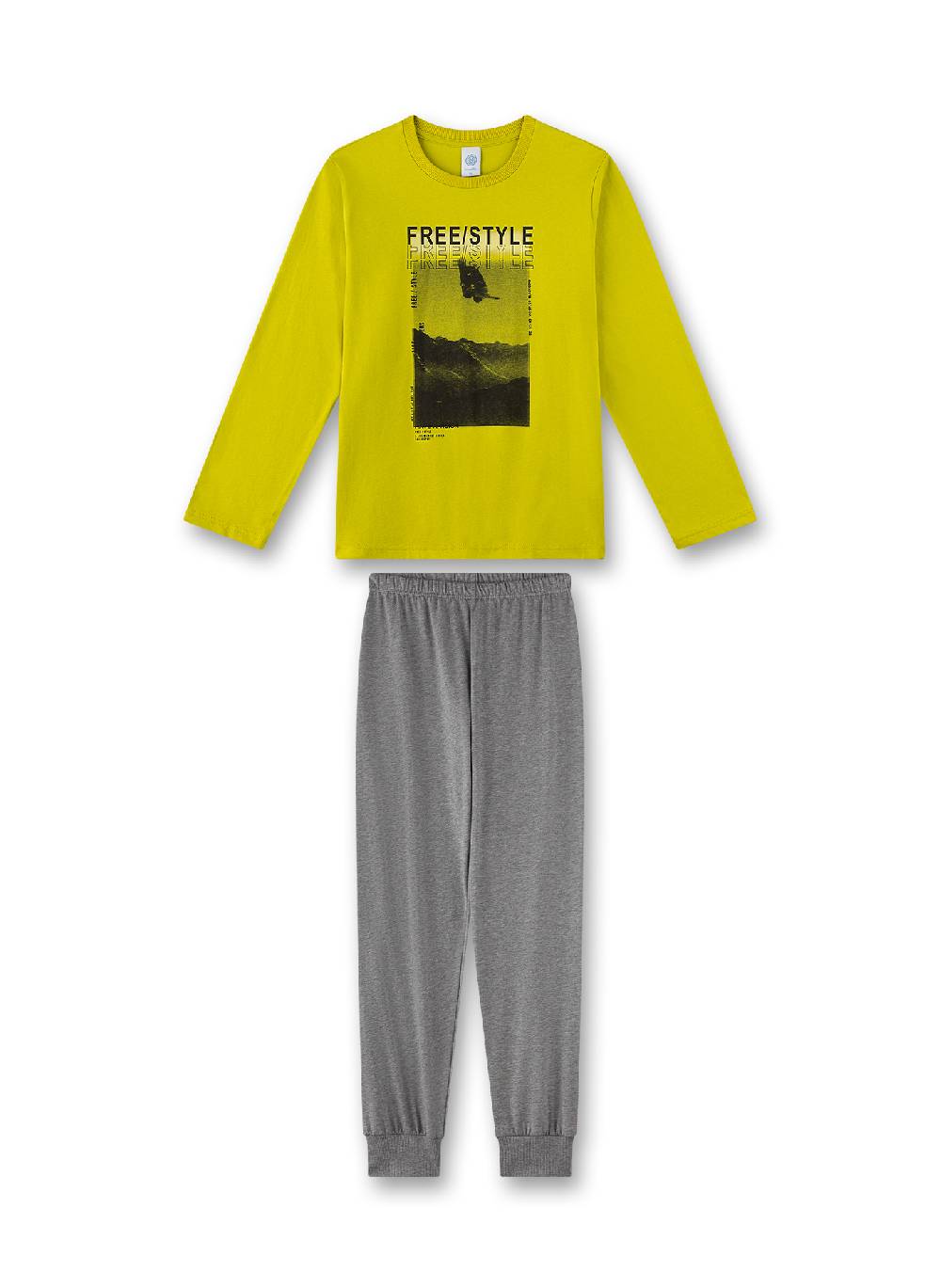 Sanetta Jungen-Schlafanzug Beige