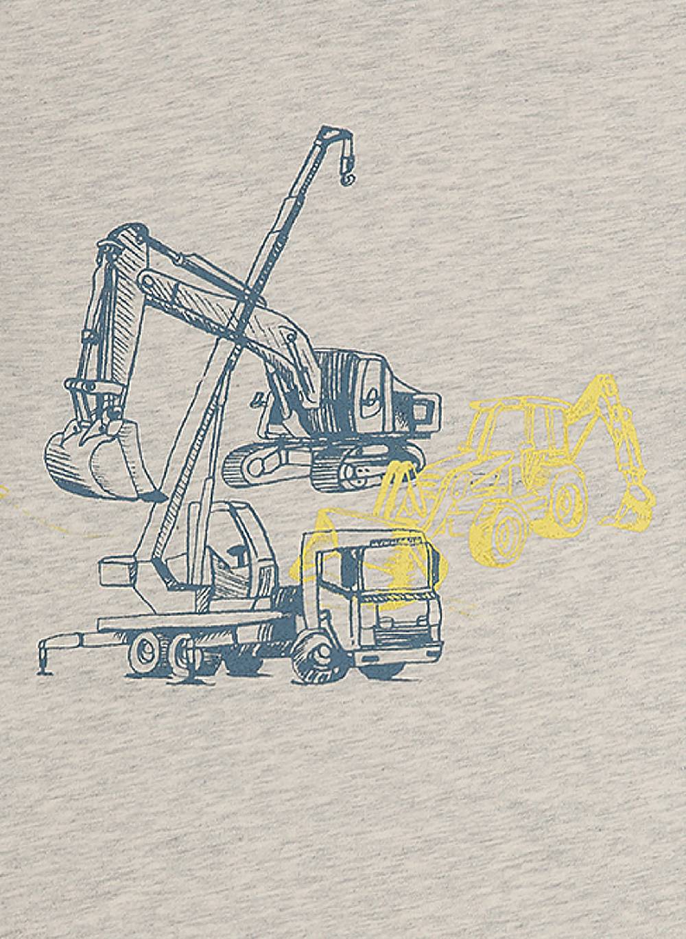 Sanetta Jungen-Schlafanzug Beigemelange Building