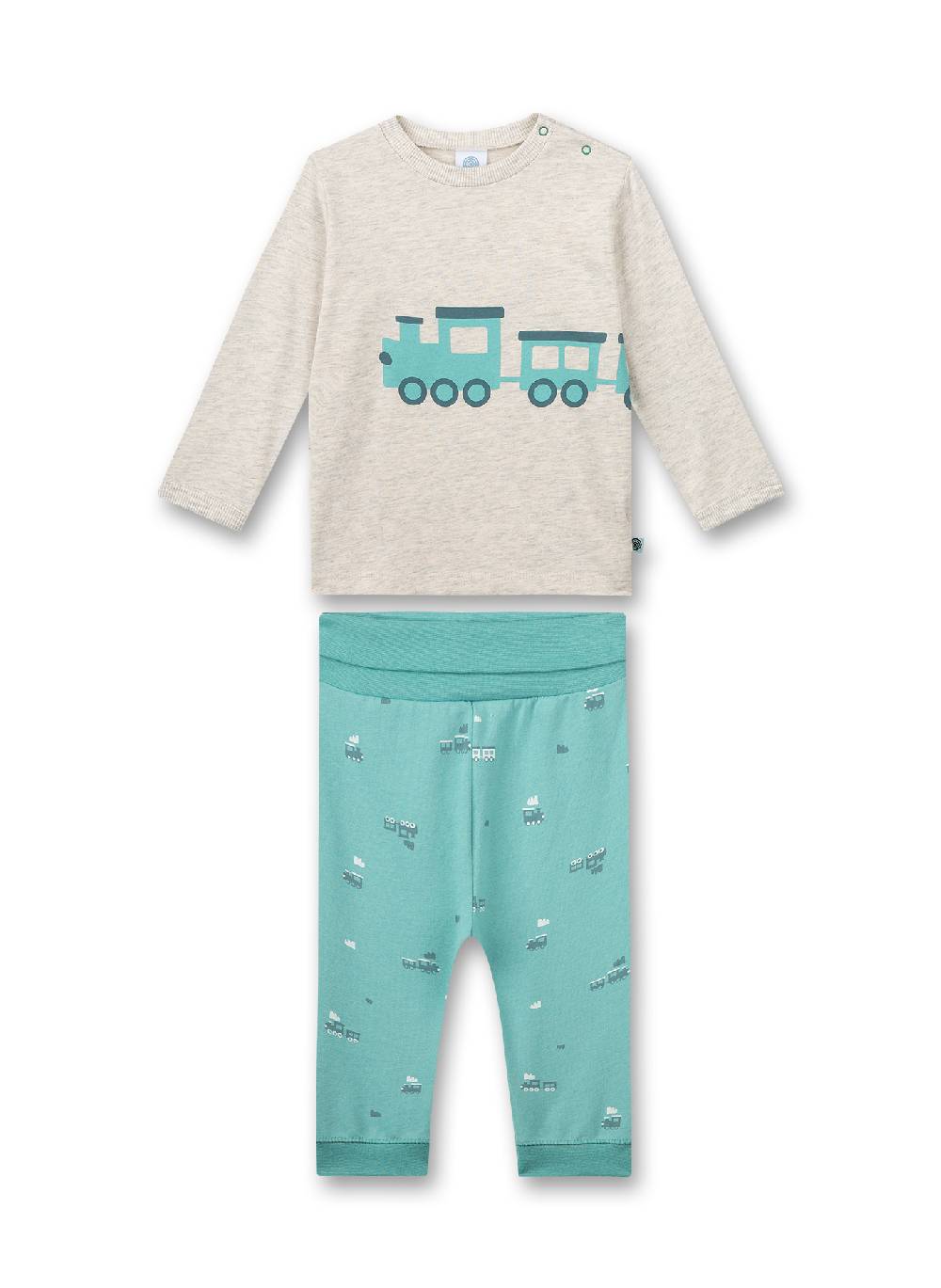 Sanetta Jungen-Schlafanzug Beigemelange