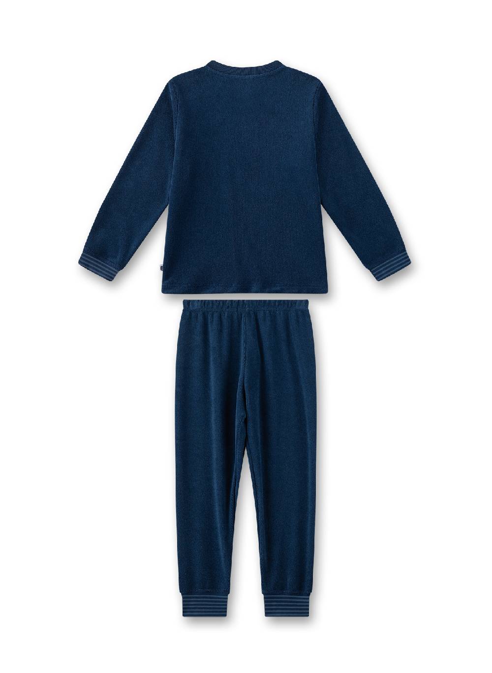 Sanetta Jungen-Schlafanzug Blau Aus Frottee