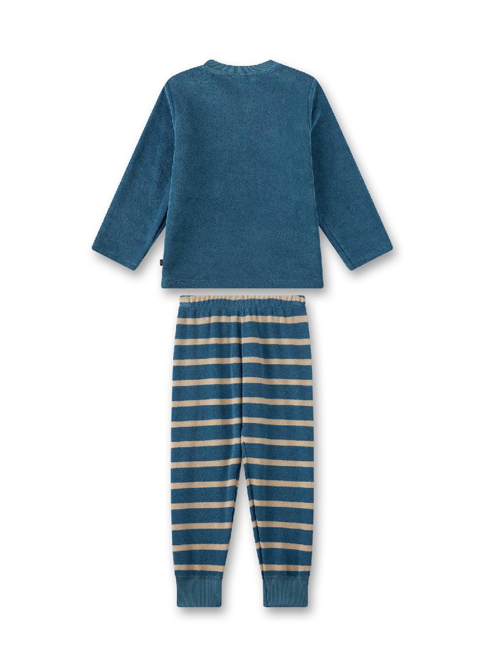 Sanetta Jungen-Schlafanzug Blau Aus Frottee