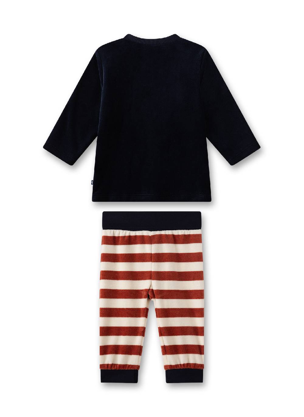 Sanetta Jungen-Schlafanzug Blau Aus Nicki