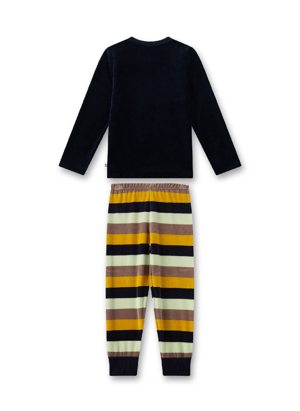 Sanetta Jungen-Schlafanzug Blau Aus Nicki