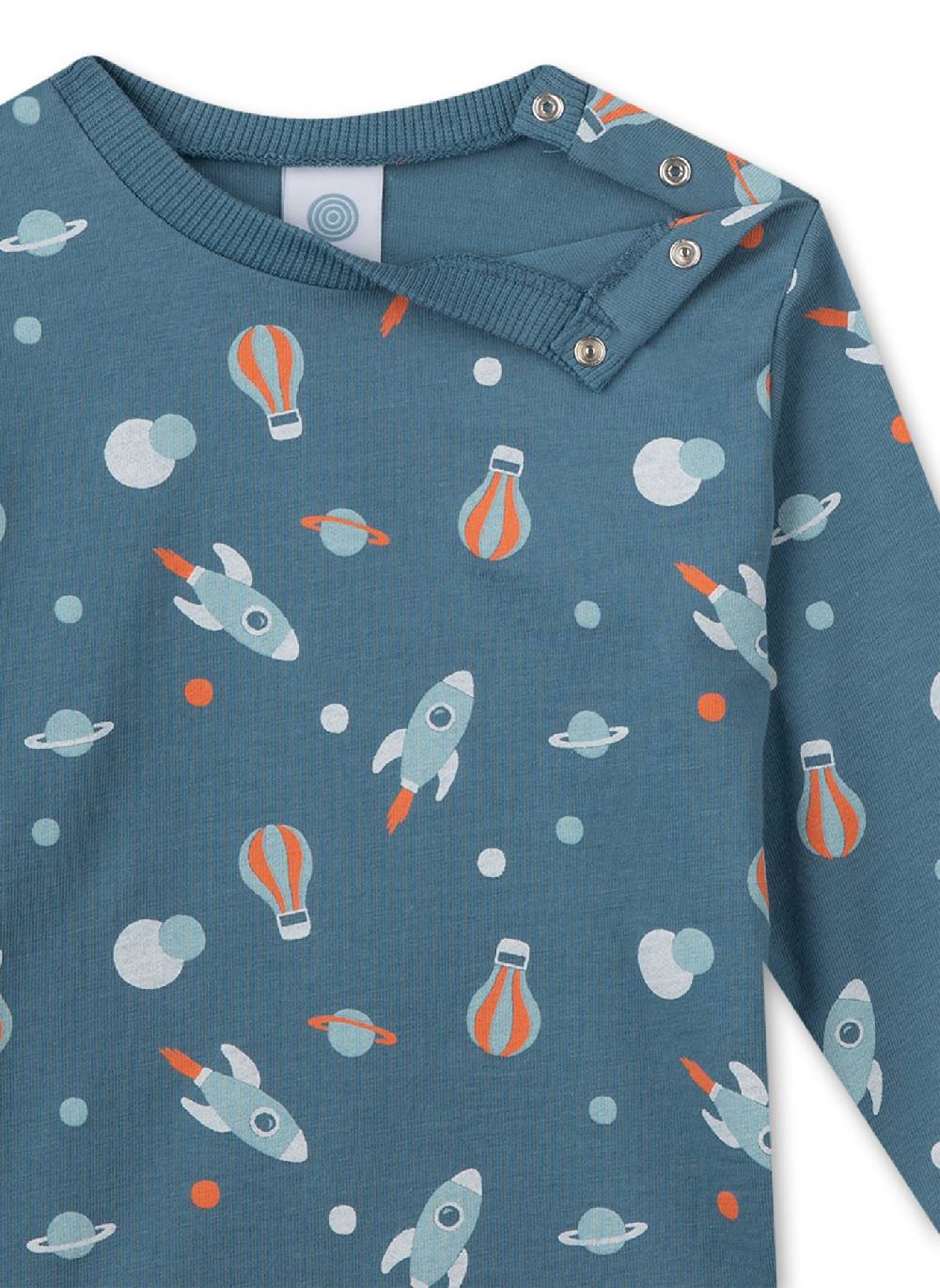 Sanetta Jungen-Schlafanzug Blau