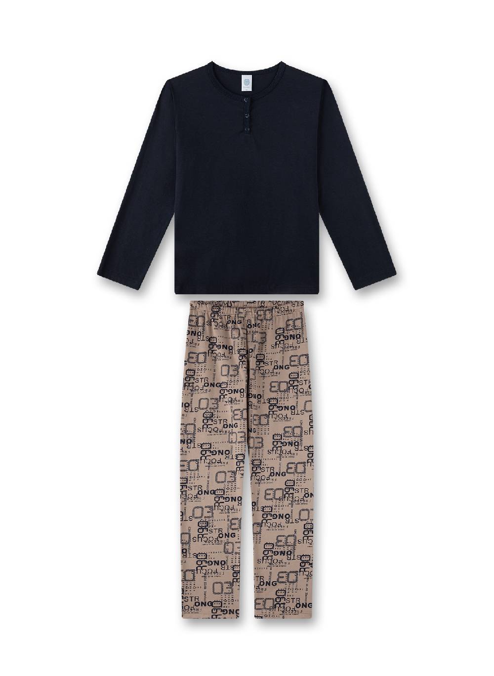 Sanetta Jungen-Schlafanzug Blau