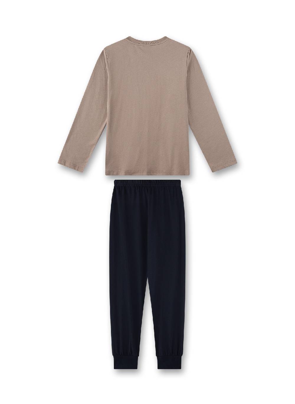Sanetta Jungen-Schlafanzug Braun