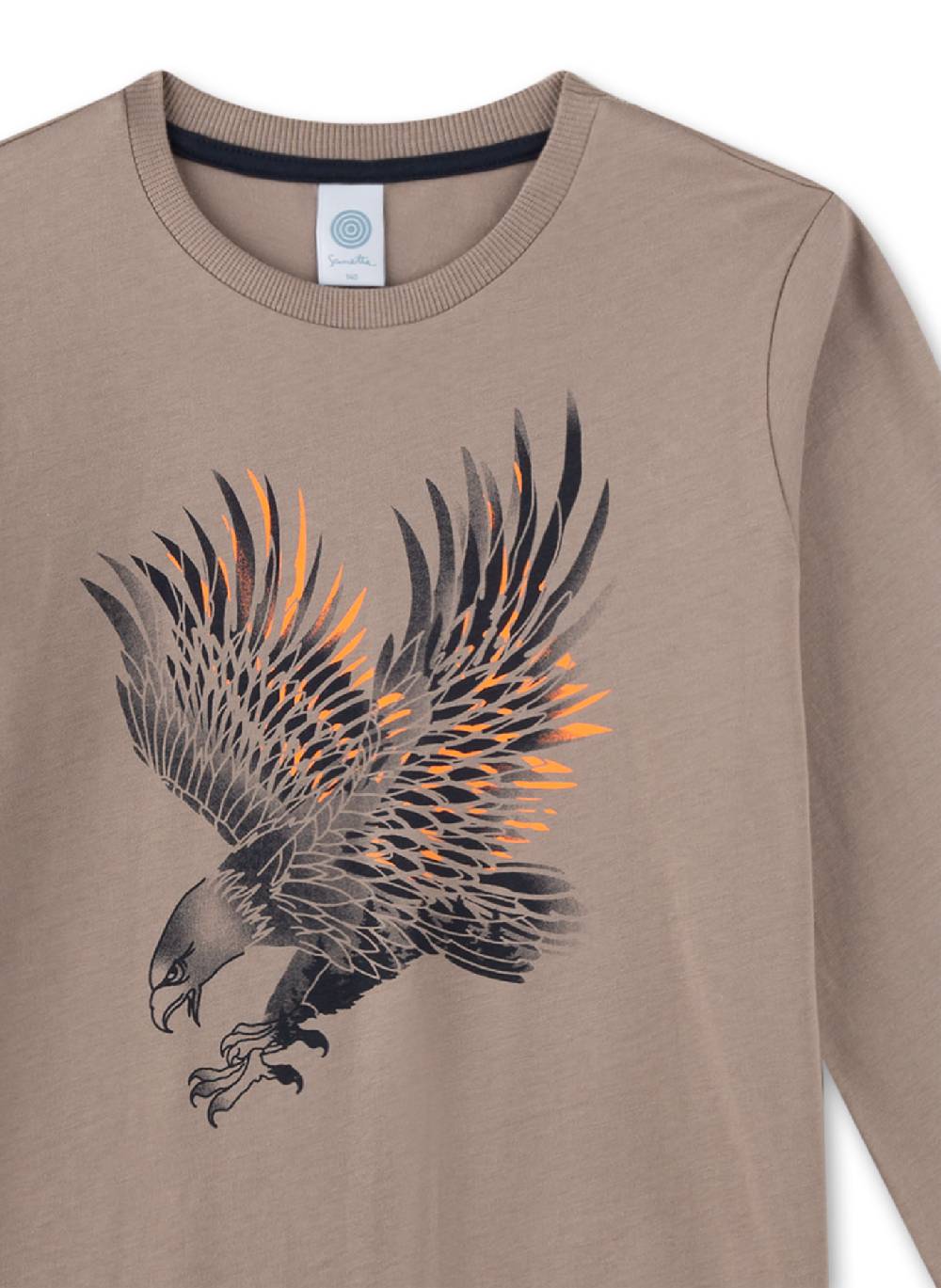 Sanetta Jungen-Schlafanzug Braun