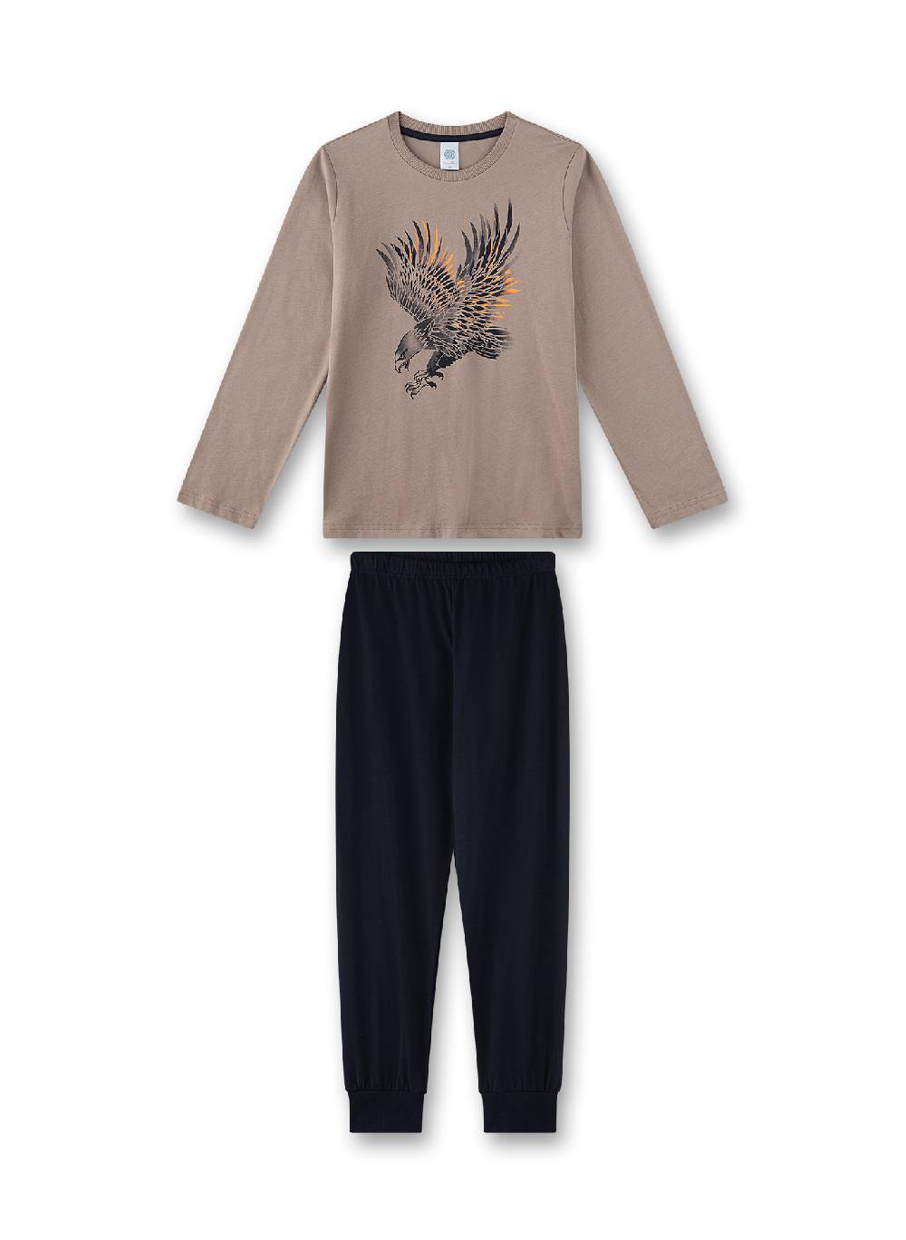 Sanetta Jungen-Schlafanzug Braun
