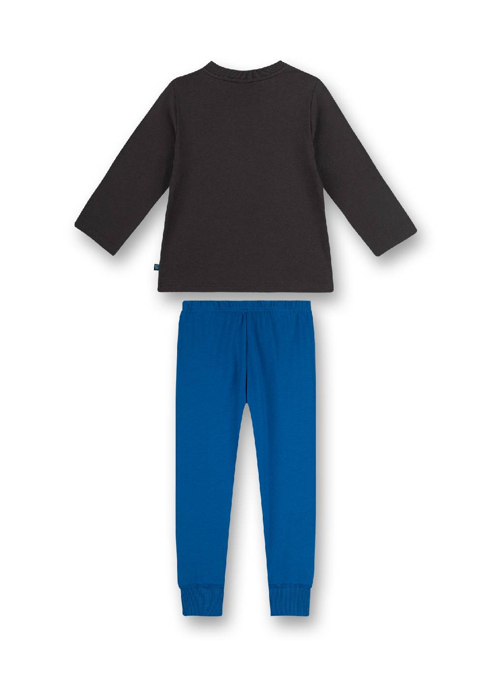 Sanetta Jungen-Schlafanzug Dunkelgrau Fußball