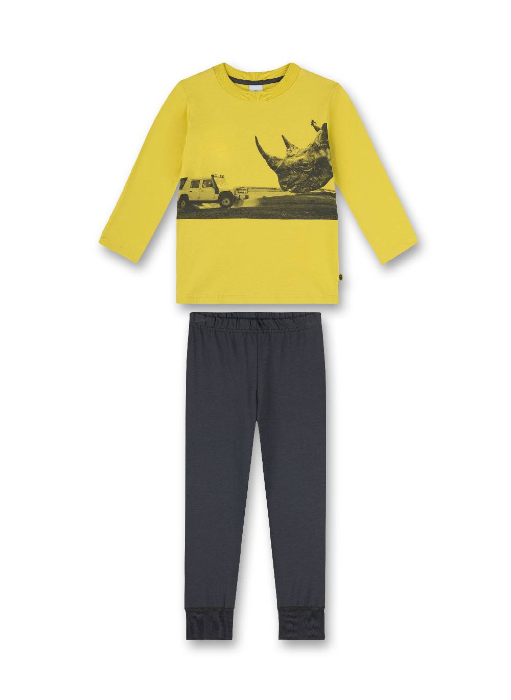 Sanetta Jungen-Schlafanzug Gelb