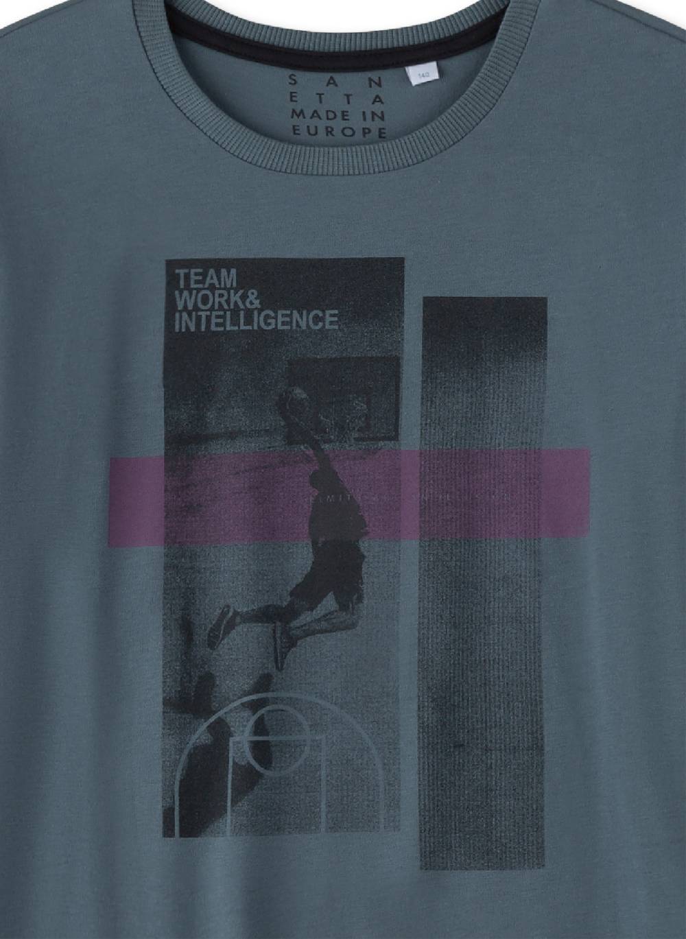 Sanetta Jungen-Schlafanzug Grau