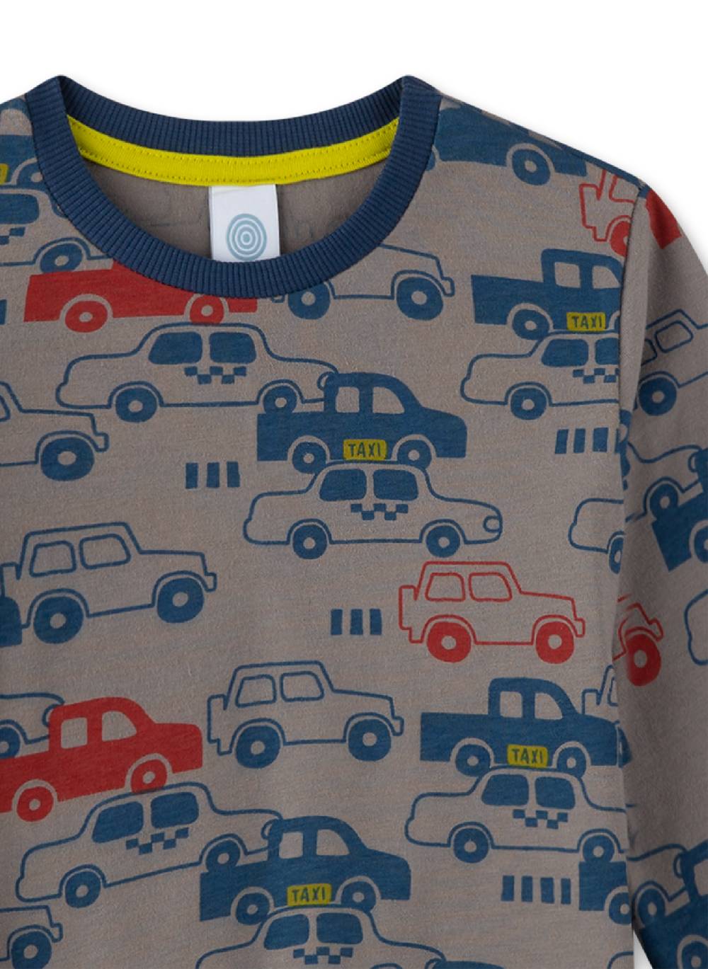 Sanetta Jungen-Schlafanzug Grau