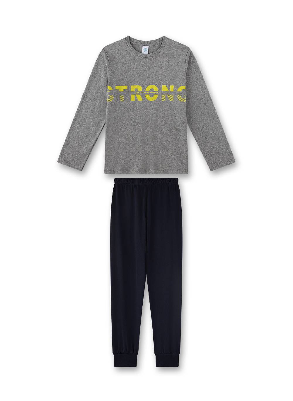 Sanetta Jungen-Schlafanzug Grau