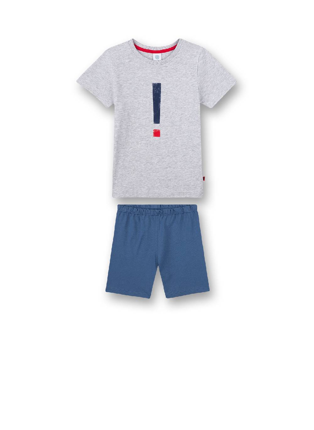 Sanetta Jungen-Schlafanzug Graumelange