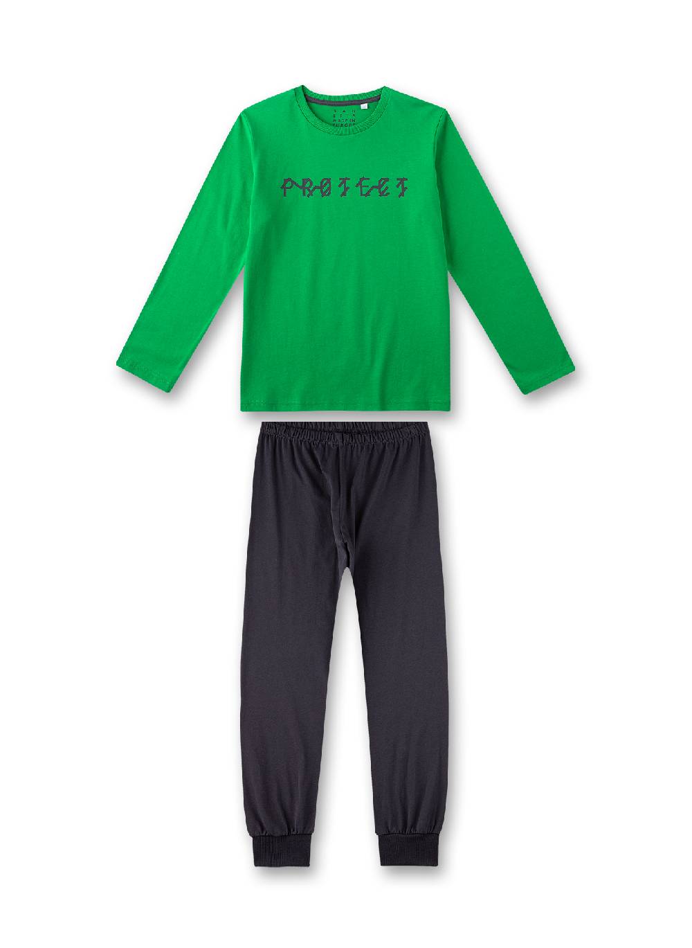 Sanetta Jungen-Schlafanzug Grün