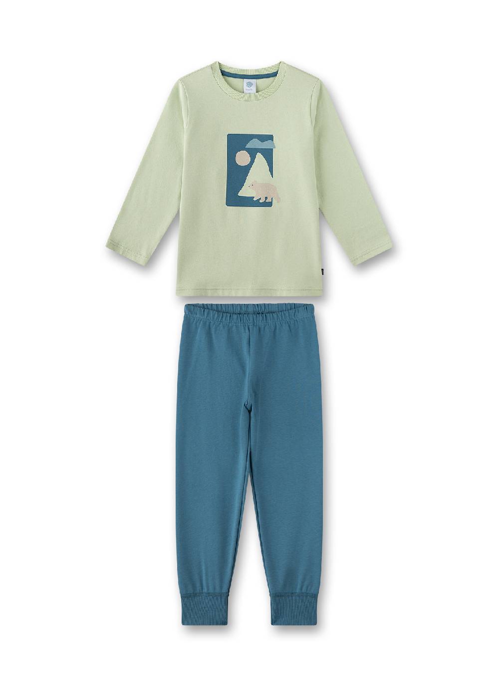 Sanetta Jungen-Schlafanzug Grün