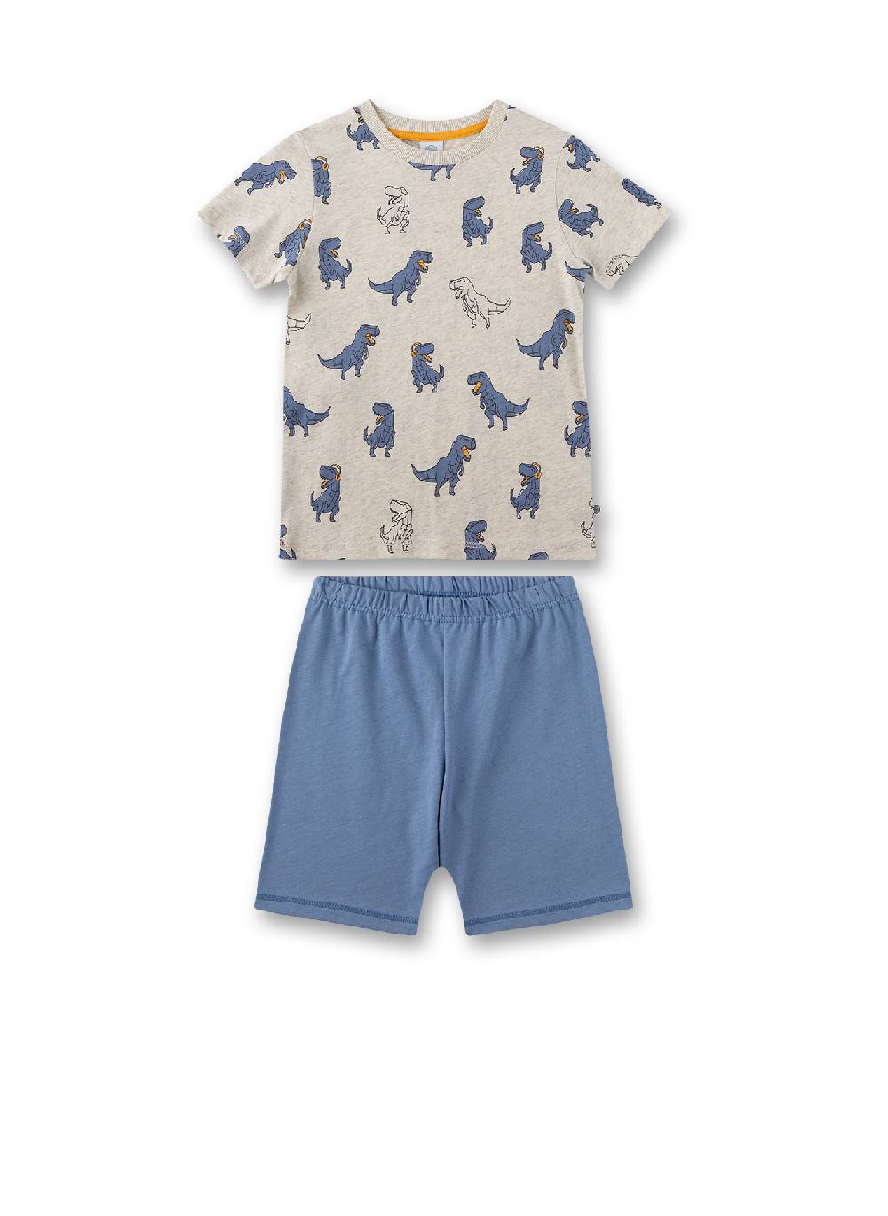 Sanetta Jungen-Schlafanzug kurz Beigemelange