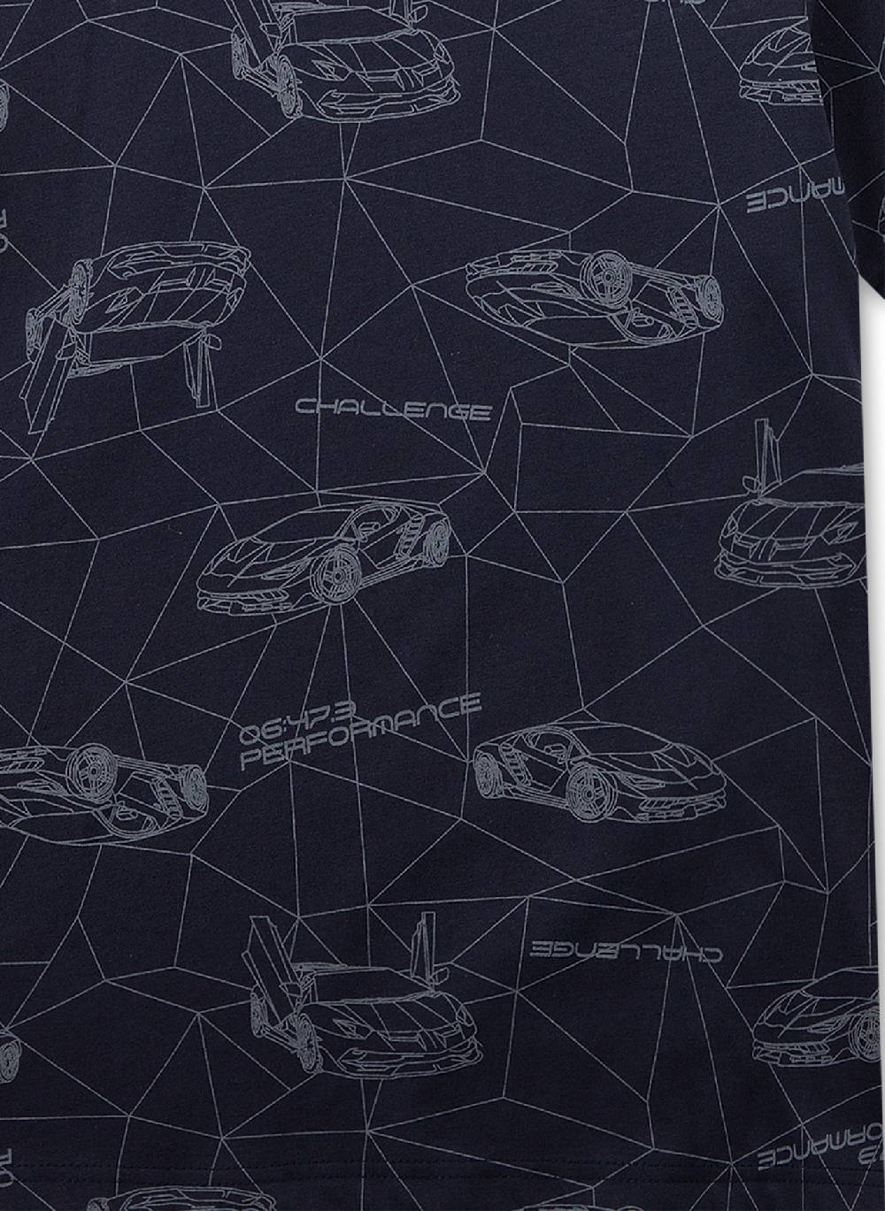 Sanetta Jungen-Schlafanzug Kurz Blau