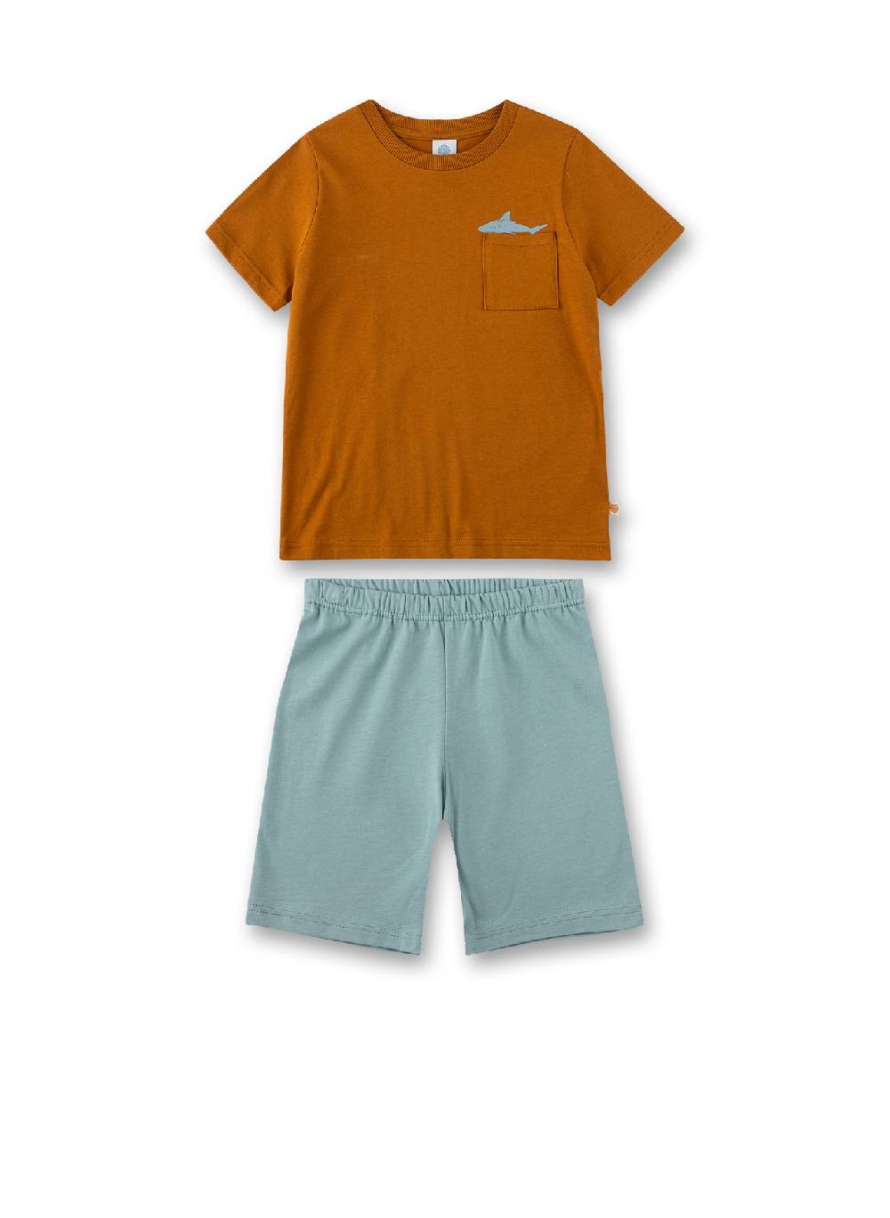 Sanetta Jungen-Schlafanzug kurz Braun