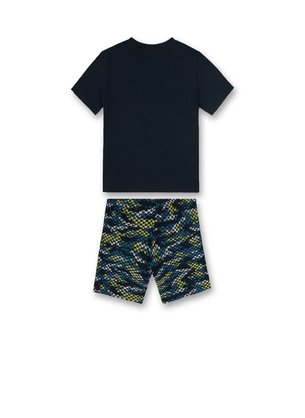 Sanetta Jungen-Schlafanzug Kurz Dunkelblau