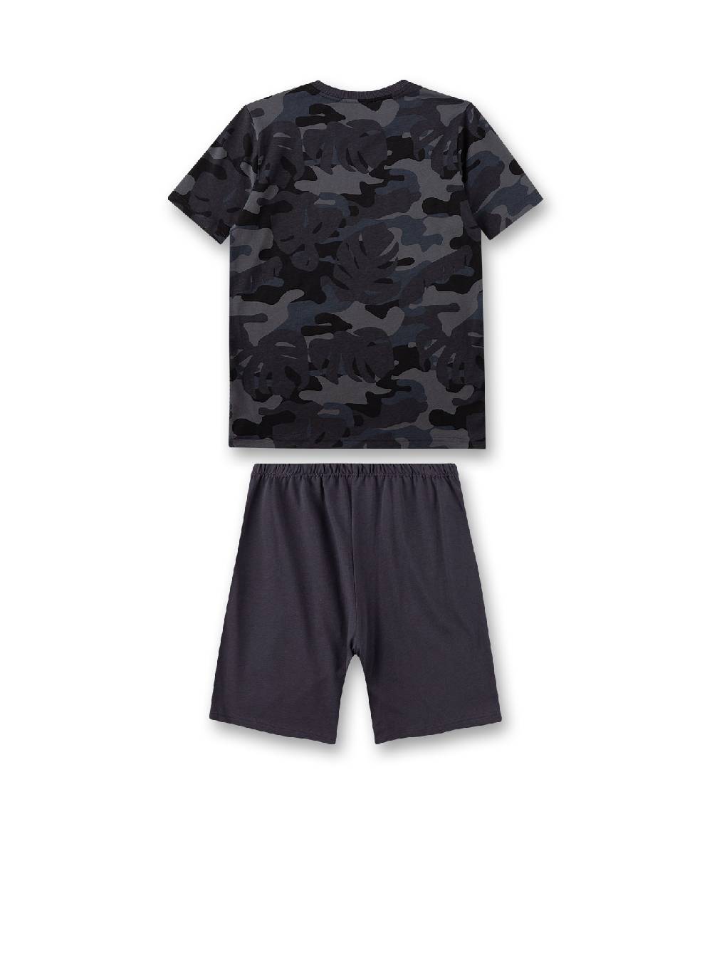 Sanetta Jungen-Schlafanzug Kurz Grau