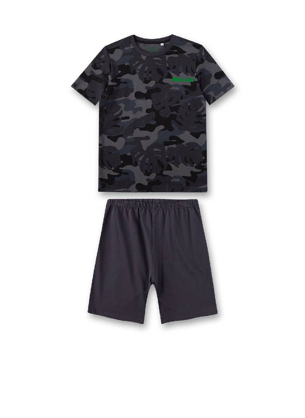 Sanetta Jungen-Schlafanzug kurz Grau