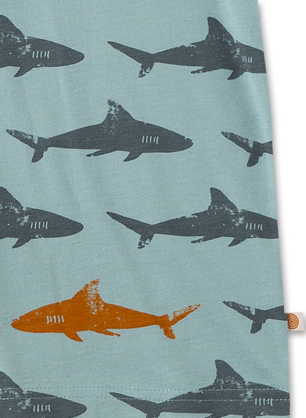 Sanetta Jungen-Schlafanzug Kurz Hellblau