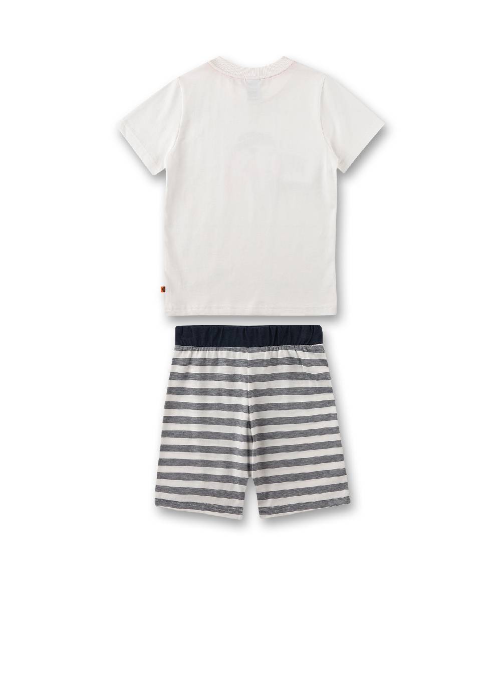 Sanetta Jungen-Schlafanzug Kurz Off-White