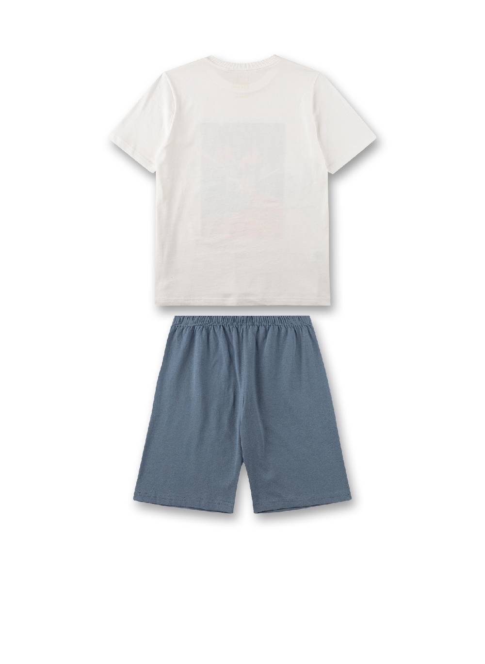 Sanetta Jungen-Schlafanzug Kurz Off-White