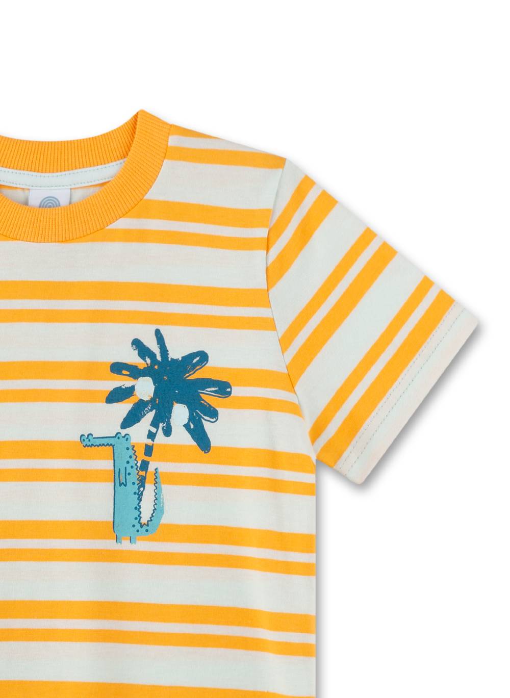 Sanetta Jungen-Schlafanzug Kurz Orange