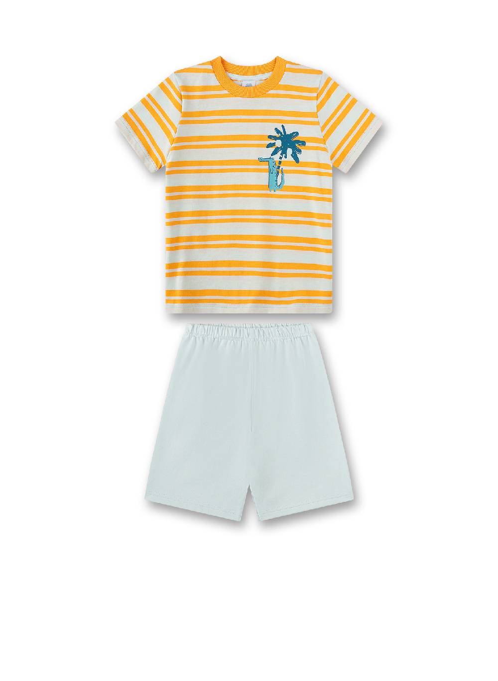 Sanetta Jungen-Schlafanzug kurz Orange
