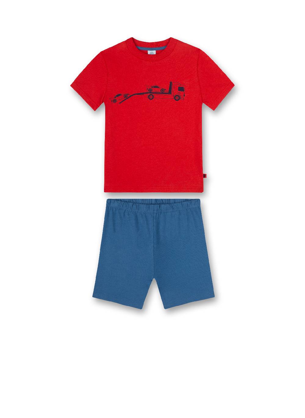 Sanetta Jungen-Schlafanzug kurz Rot
