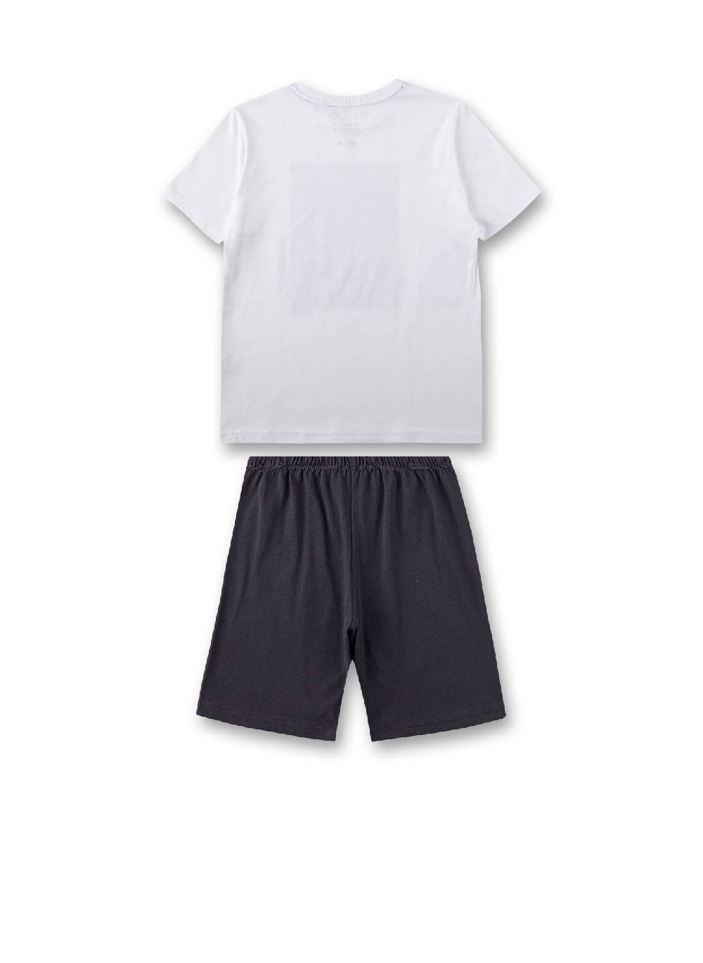 Sanetta Jungen-Schlafanzug Kurz Weiß
