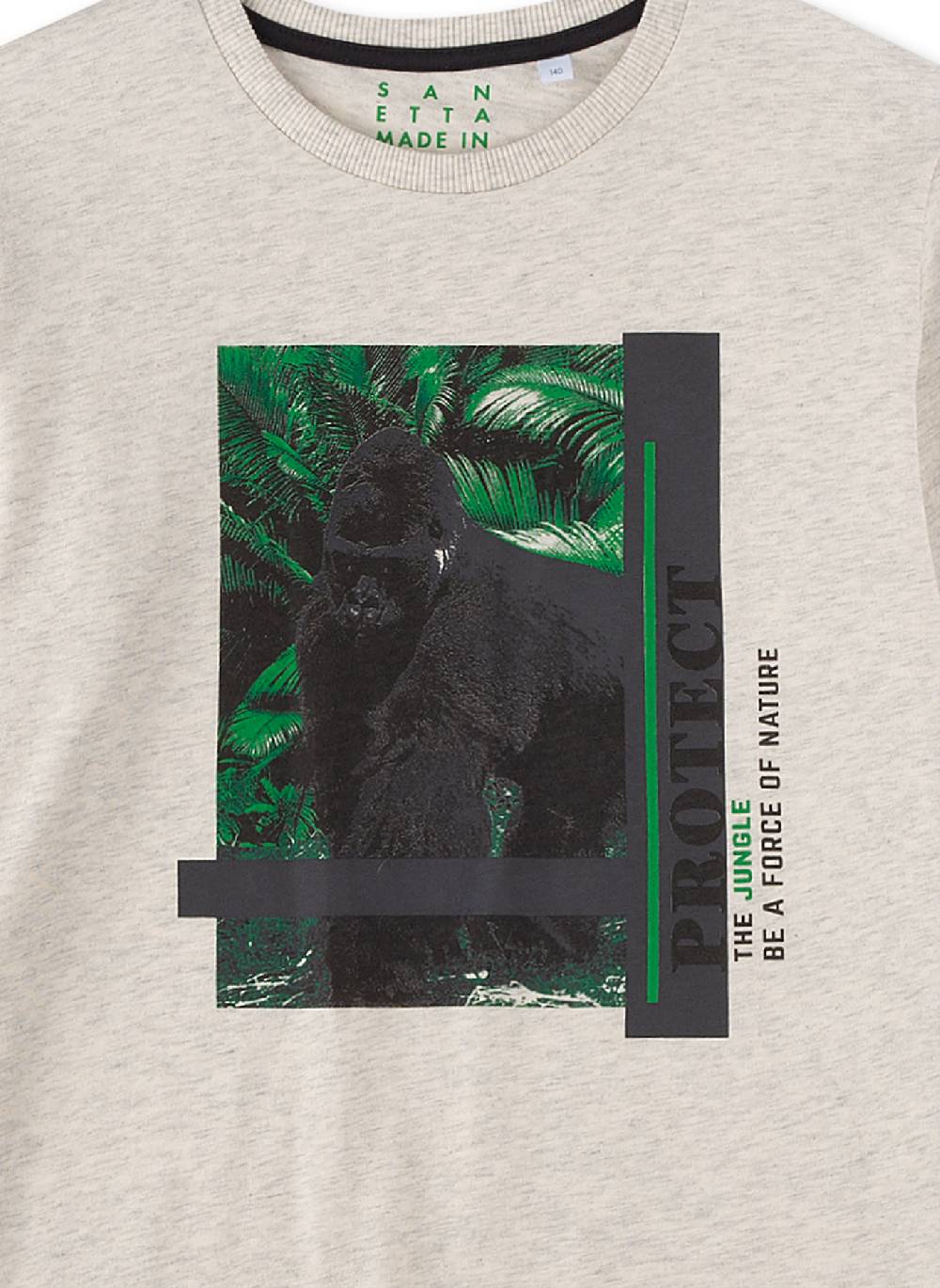 Sanetta Jungen-Schlafanzug Lang Beigemelange