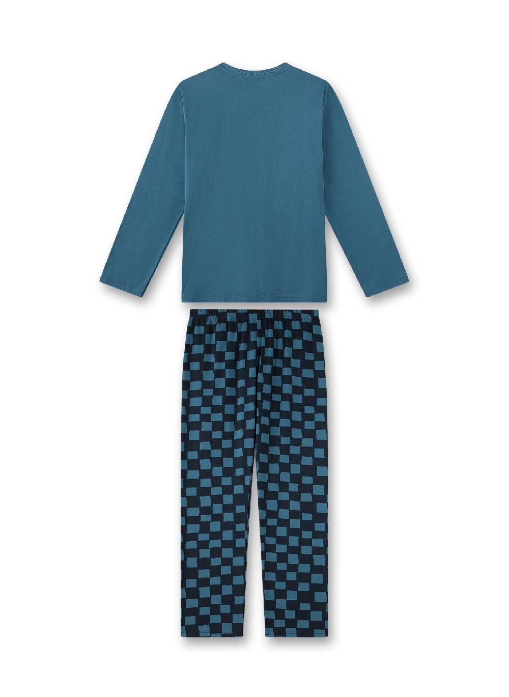 Sanetta Jungen-Schlafanzug Lang Blau