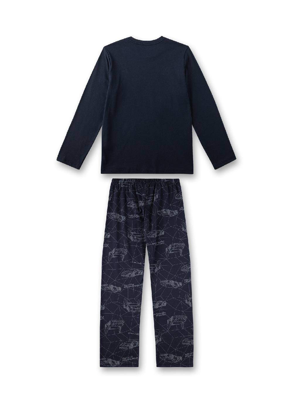 Sanetta Jungen-Schlafanzug Lang Blau