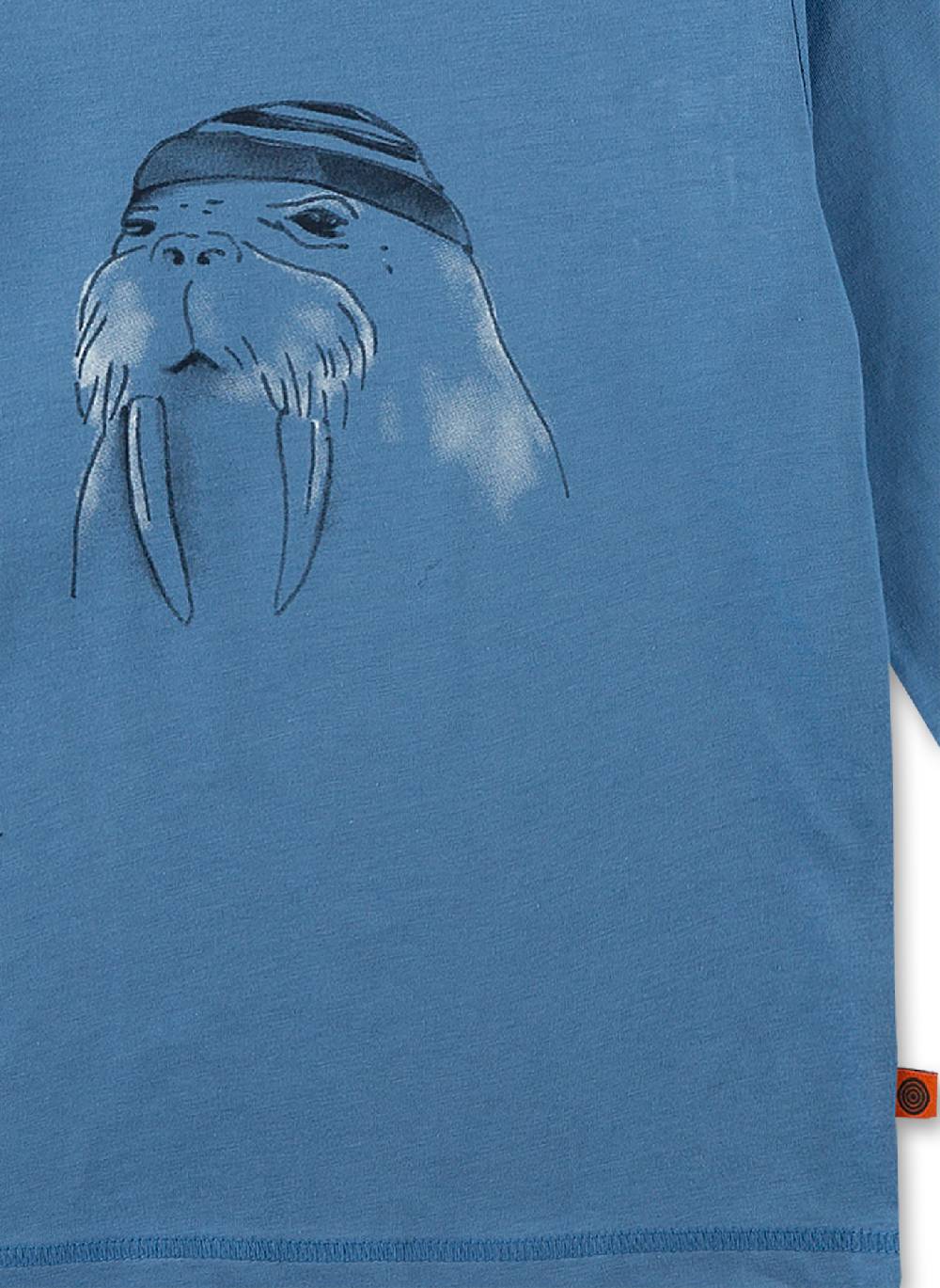 Sanetta Jungen-Schlafanzug Lang Blau