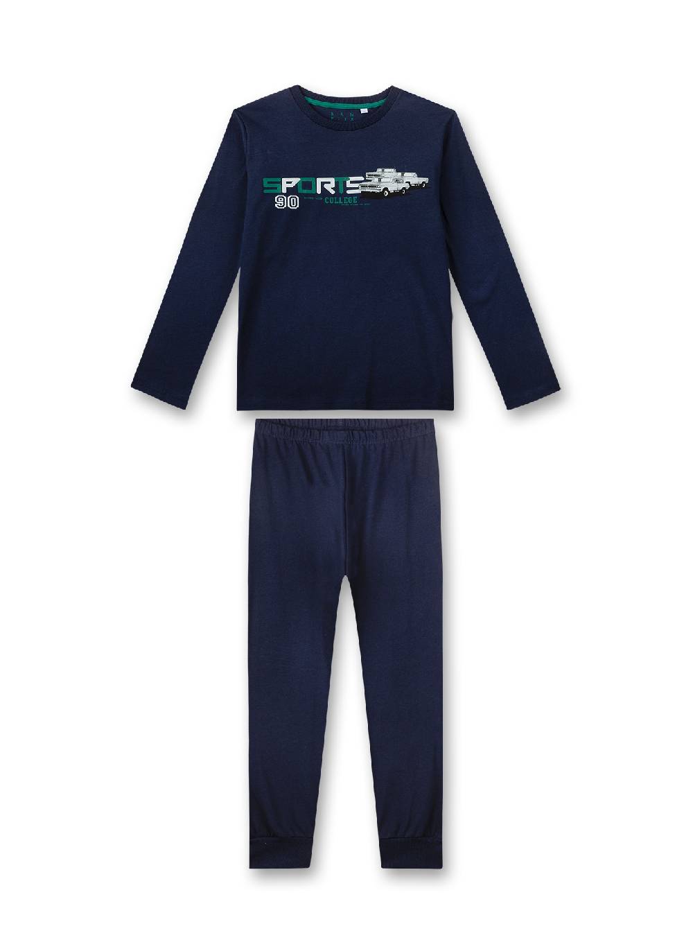 Sanetta Jungen-Schlafanzug lang Blau